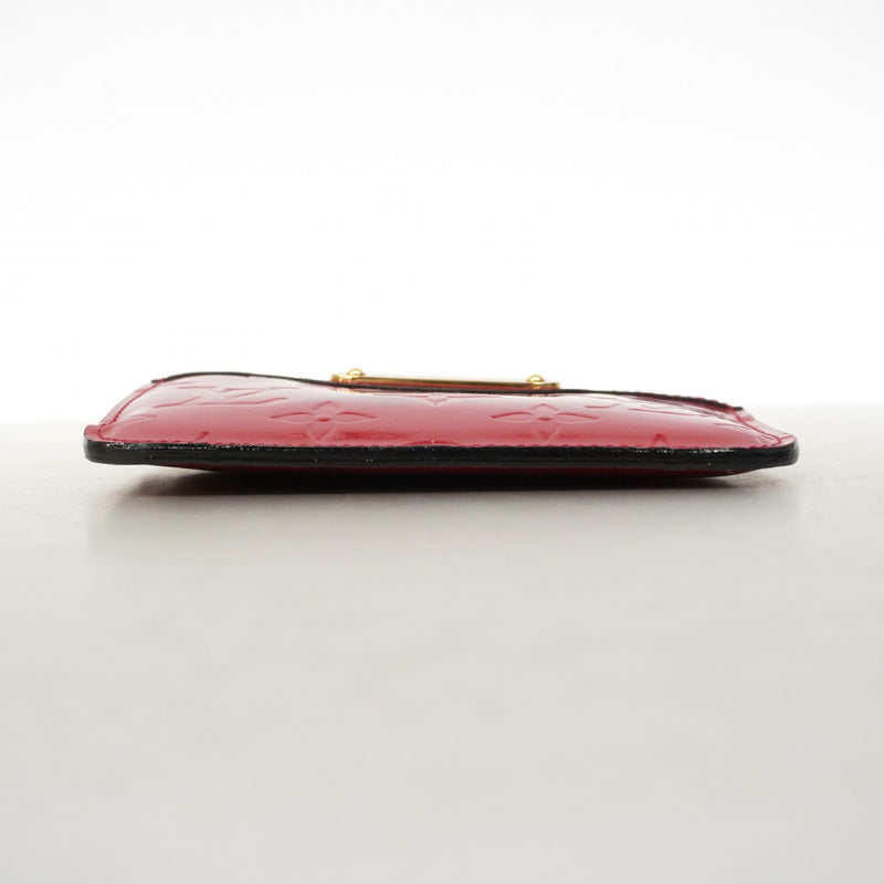 【6gd4063-k】ルイヴィトン コインケース ヴェルニ ポシェットクレNM M61466 ローズアンディアン【中古】レディース