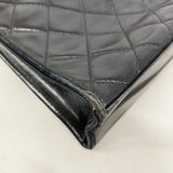 【6gd4068】シャネル ショルダーバッグ マトラッセ チェーンショルダー ラムスキン ブラック ゴールド金具【中古】レディース
