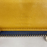 【6gd4074】ルイヴィトン 財布 モノグラム・デニム ジッピーミニ M95342 ブルー【中古】レディース