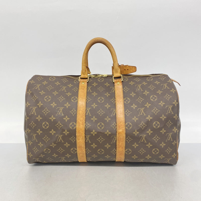 【6gd4078】ルイヴィトン ボストンバッグ モノグラム キーポル45 M41428 ブラウン【中古】メンズ レディース ユニセックス
