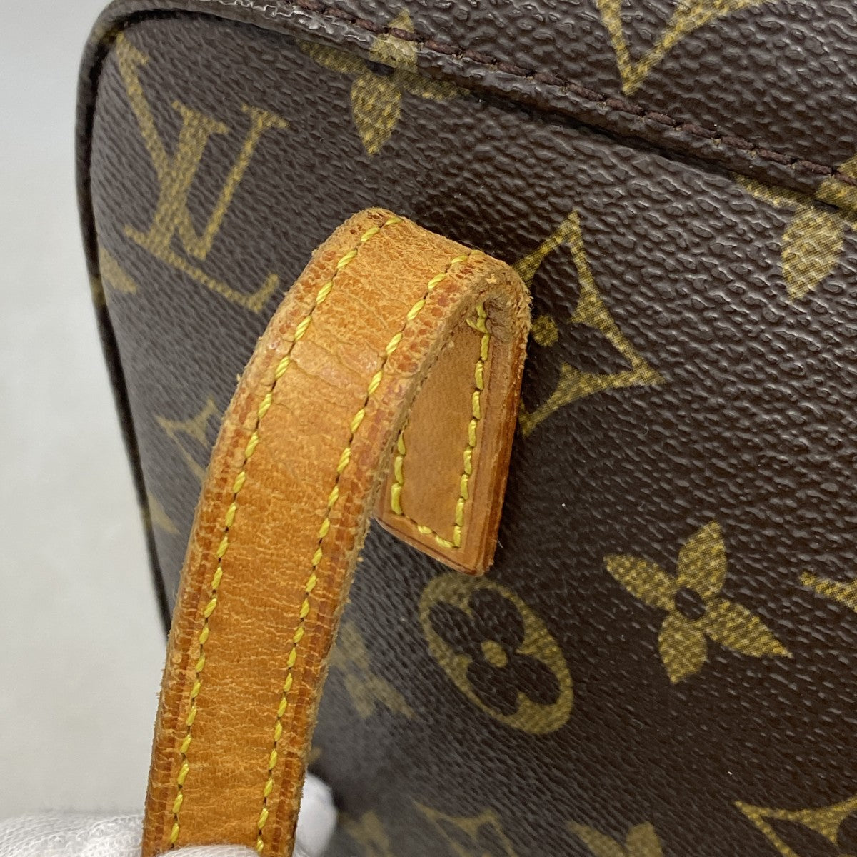 【6gd4079】ルイヴィトン ハンドバッグ モノグラム スポンティーニ M47500 ブラウン【中古】レディース