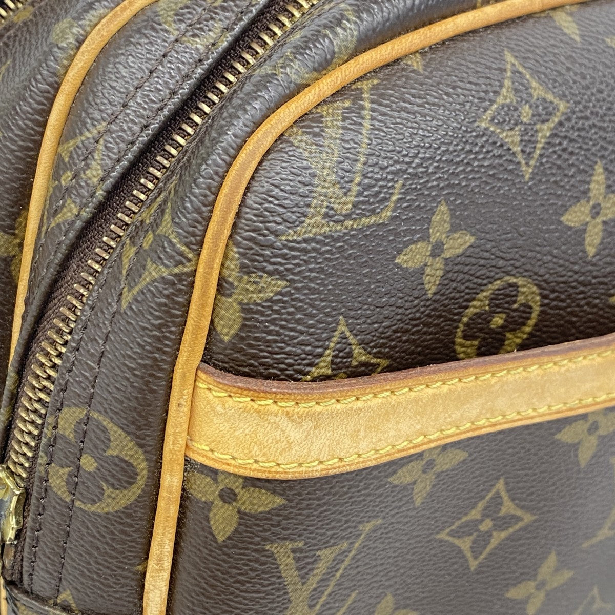 【6gd4081】ルイヴィトン ショルダーバッグ モノグラム リポーターPM M45254 ブラウン【中古】レディース