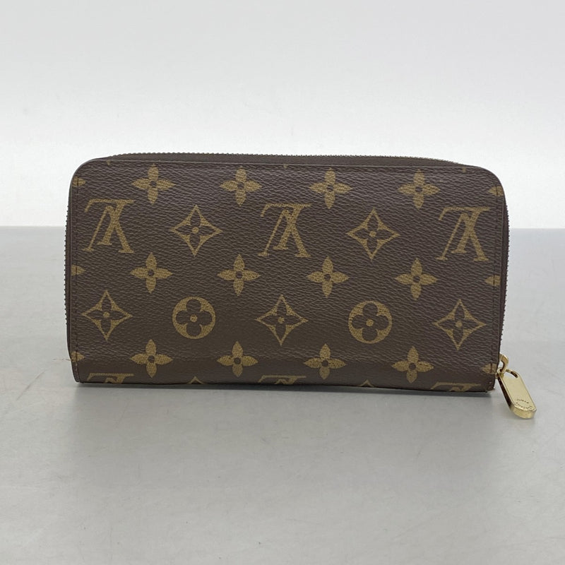 【6gd4083】ルイヴィトン 長財布 モノグラム ジッピーウォレット M42616 ブラウン【中古】メンズ レディース ユニセックス