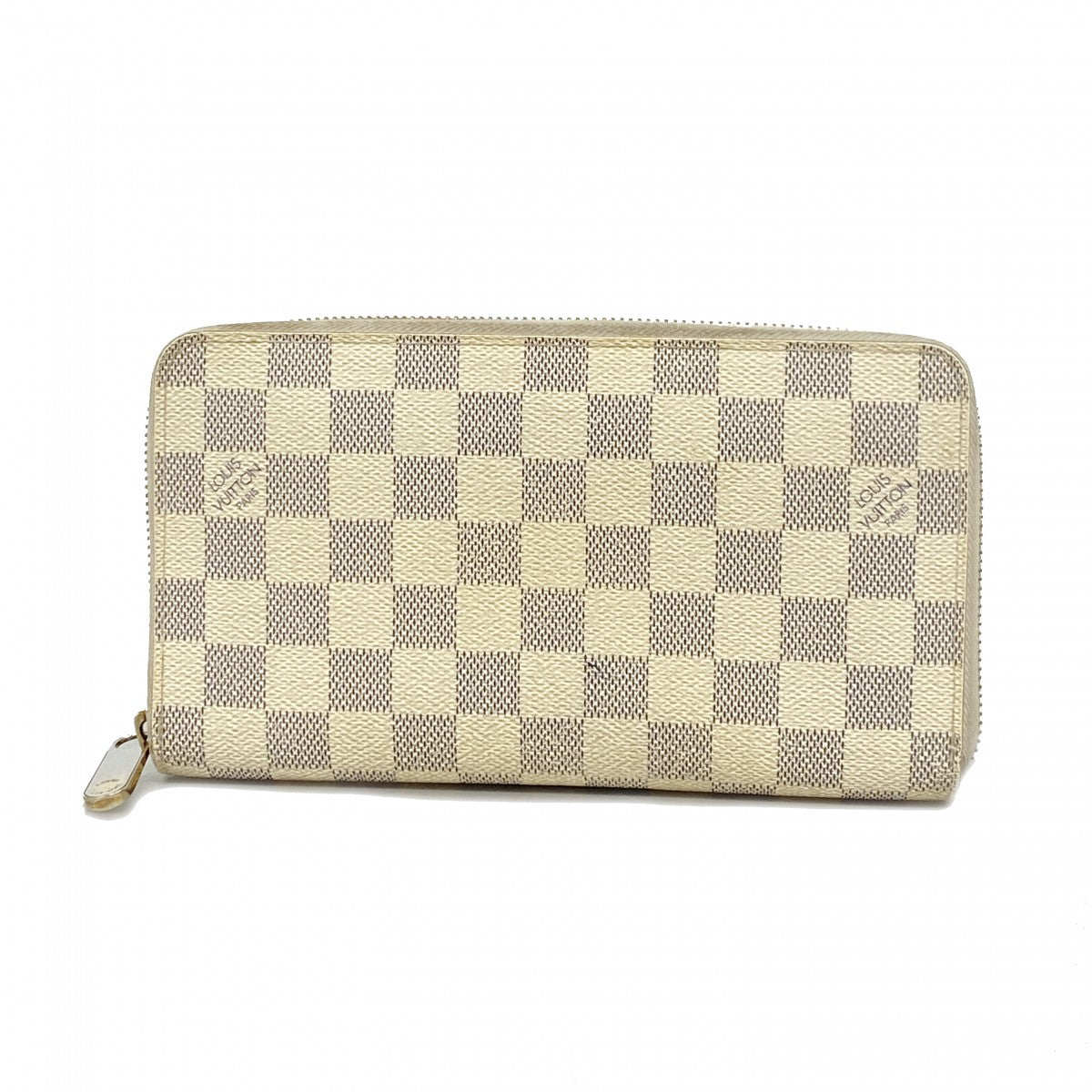 【6gd4084】ルイヴィトン 長財布 ダミエ・アズール ジッピーオーガナイザー N60012 ホワイト【中古】レディース