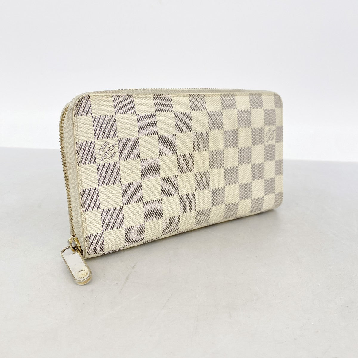 【6gd4084】ルイヴィトン 長財布 ダミエ・アズール ジッピーオーガナイザー N60012 ホワイト【中古】レディース