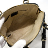【6gd4086-k】グッチ ハンドバッグ マイクログッチシマ 449654 レザー ブラック シャンパンゴールド金具 2wayバッグ【中古】レディース