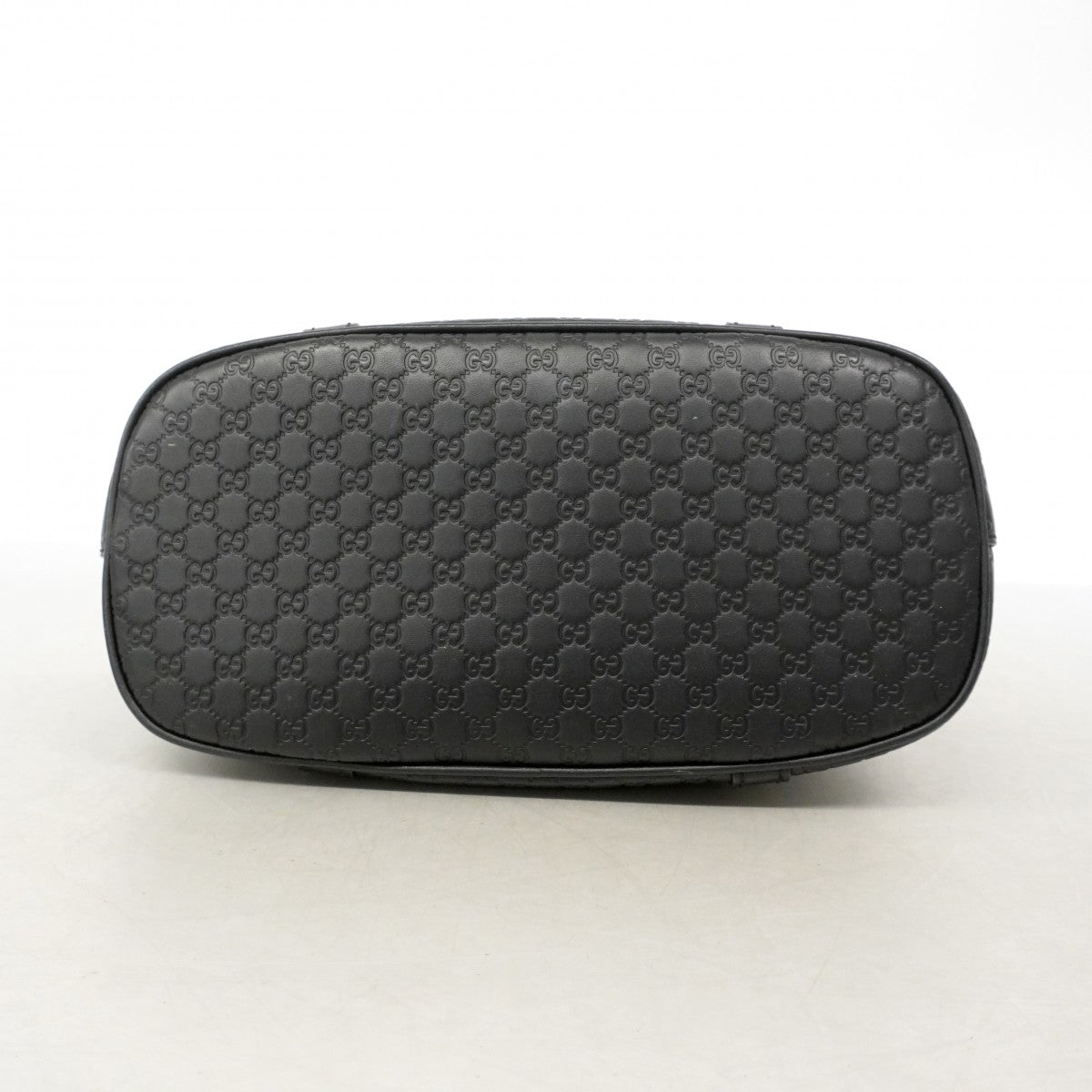 【6gd4086-k】グッチ ハンドバッグ マイクログッチシマ 449654 レザー ブラック シャンパンゴールド金具 2wayバッグ【中古】レディース