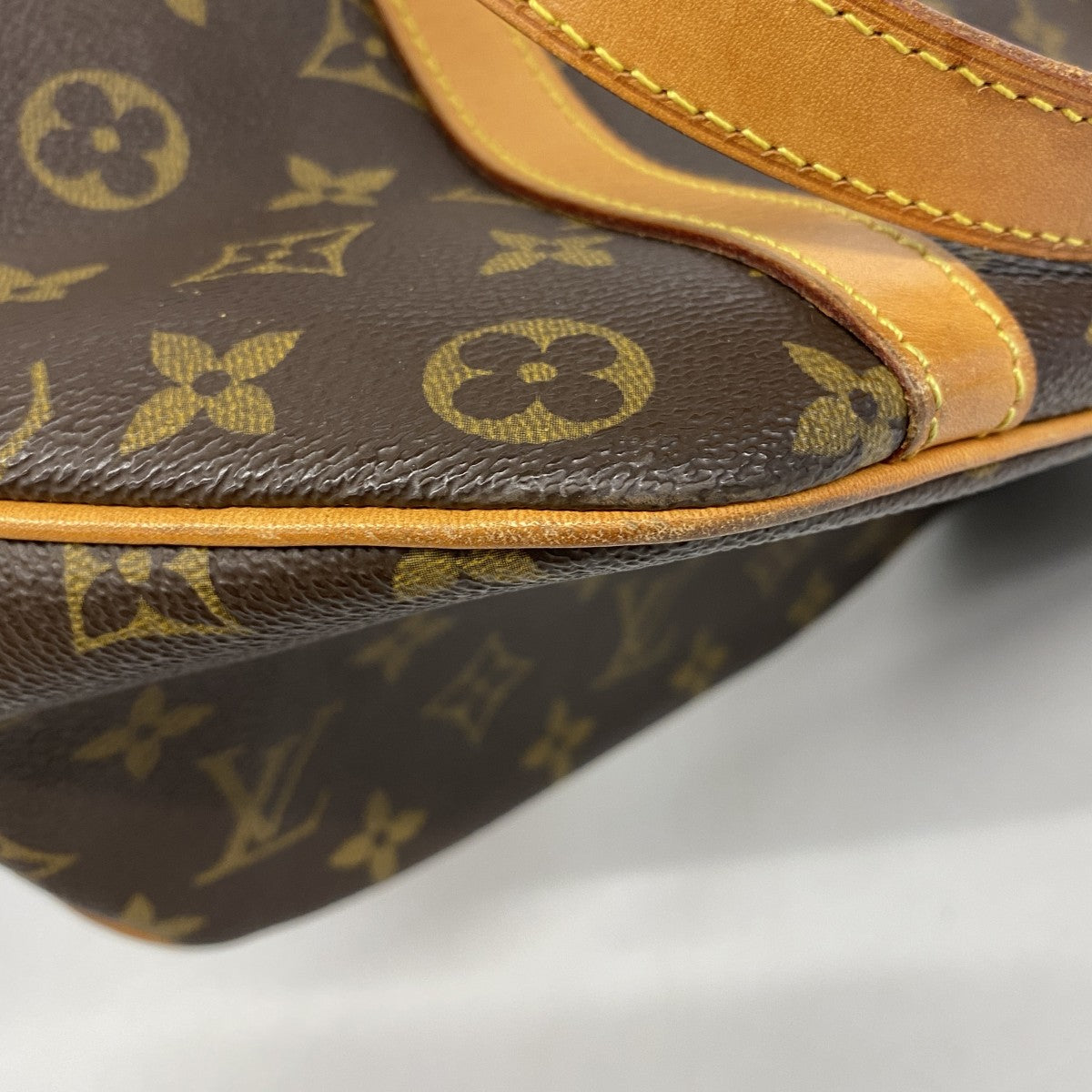 【6gd4112】ルイヴィトン ショルダーバッグ モノグラム サックショッピング M51108 ブラウン【中古】レディース