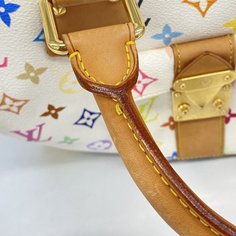 【6gd4116】ルイヴィトン ハンドバッグ モノグラム・マルチカラー スピーディ30 M92643 ブロン【中古】レディース