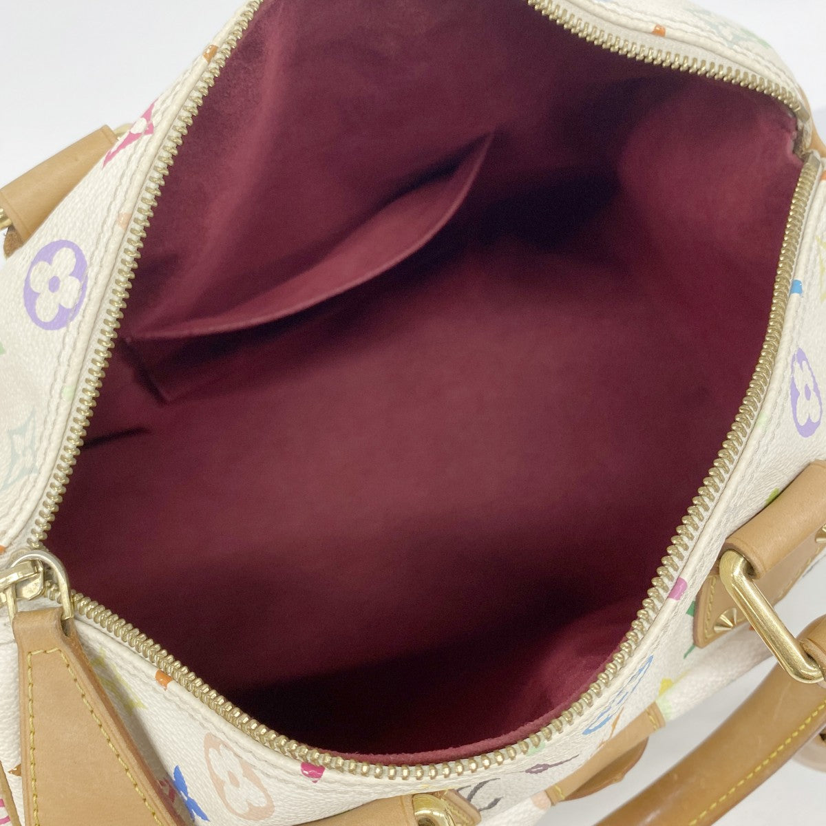 【6gd4116】ルイヴィトン ハンドバッグ モノグラム・マルチカラー スピーディ30 M92643 ブロン【中古】レディース