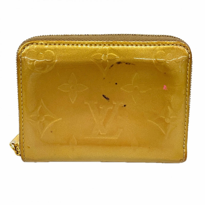【6gd4117】ルイヴィトン コインケース ヴェルニ ジッピーコインパース M91762 ベージュプードル【中古】レディース