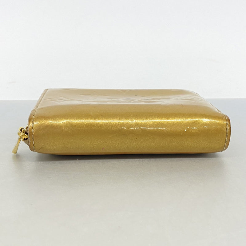 【6gd4117】ルイヴィトン コインケース ヴェルニ ジッピーコインパース M91762 ベージュプードル【中古】レディース