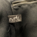 【6gd4128-k】エルメス トートバッグ フールトゥMM キャンバス ブラック シルバー金具【中古】メンズ レディース ユニセックス
