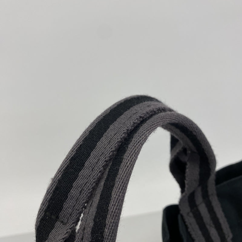 【6gd4128-k】エルメス トートバッグ フールトゥMM キャンバス ブラック シルバー金具【中古】メンズ レディース ユニセックス