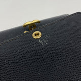 【6gd4130-k】シャネル 財布 キャビアスキン ブラック ゴールド金具【中古】レディース