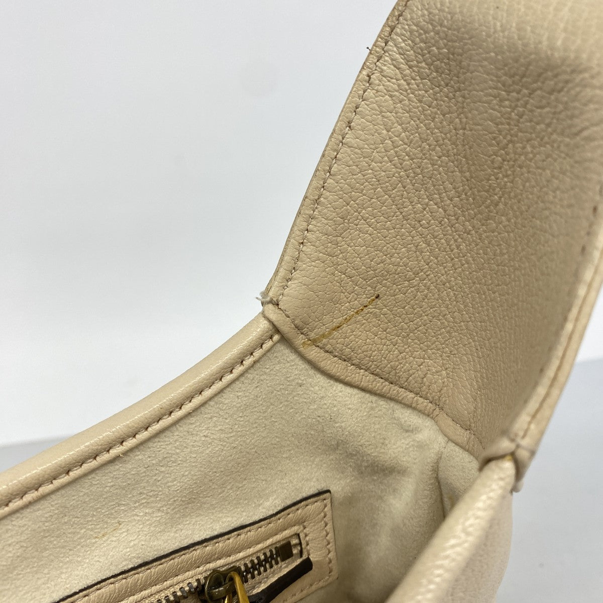 【6gd4131-k】グッチ ショルダーバッグ アフロディーテ 726274 レザー ベージュ ゴールド金具【中古】レディース