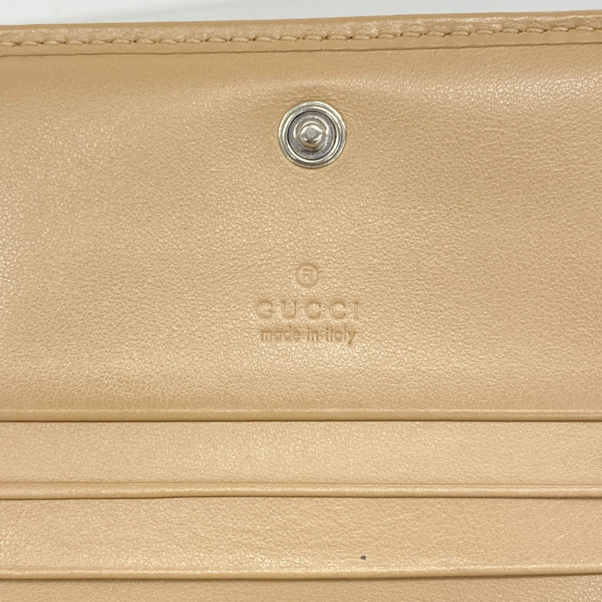 【6gd4134-k】グッチ 財布 GGマーモント 466492 レザー ブラウン シルバー金具【中古】レディース