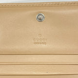 【6gd4134-k】グッチ 財布 GGマーモント 466492 レザー ブラウン シルバー金具【中古】レディース