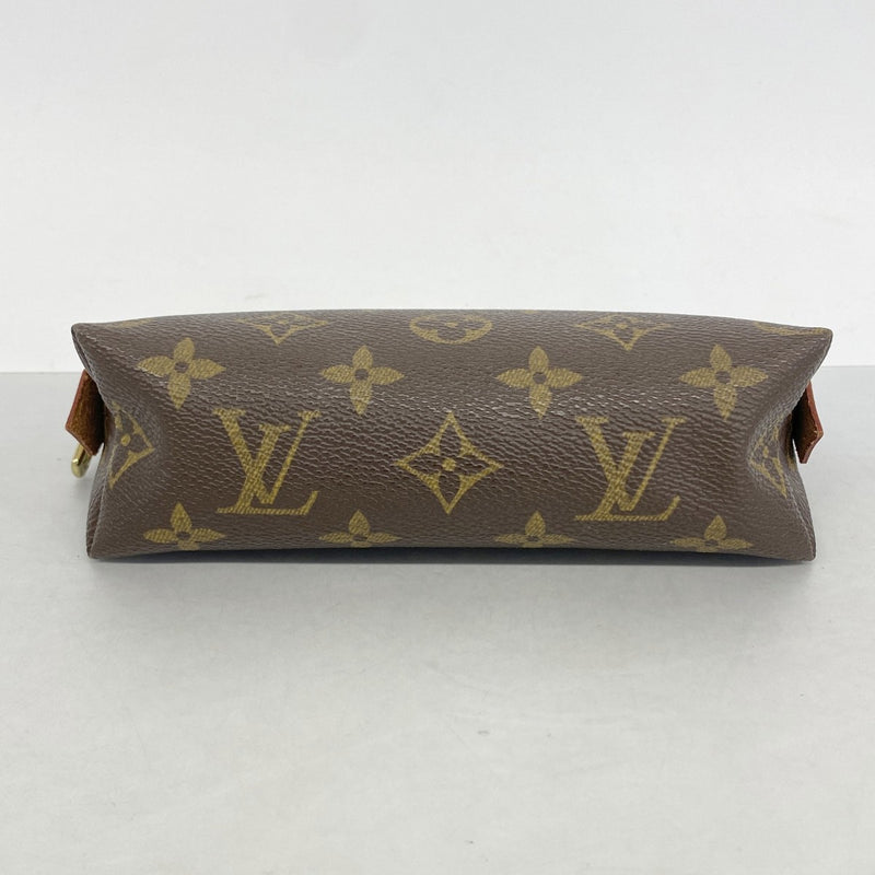 【6gd4136-k】ルイヴィトン ポーチ モノグラム ポシェットコスメティック M47515 ブラウン【中古】レディース