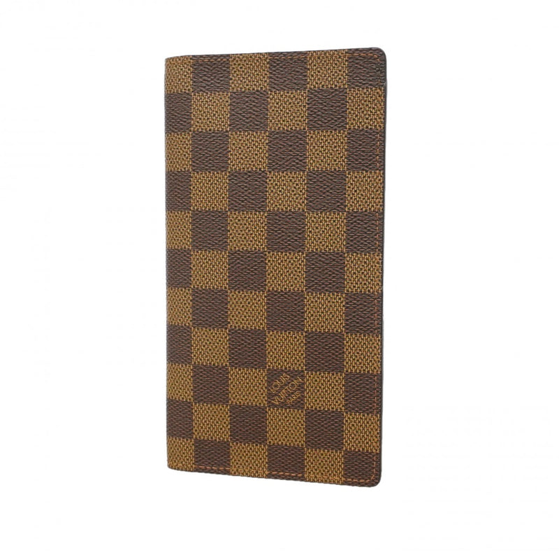 【6gd4164】ルイヴィトン 札入れ ダミエ ポルトバルールカルトクレディ N61823 エベヌ【中古】メンズ