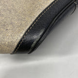 【6gd4176】エルメス トートバッグ ガーデンパーティPM トワルアッシュ ブラック シルバー金具 D刻印【中古】レディース