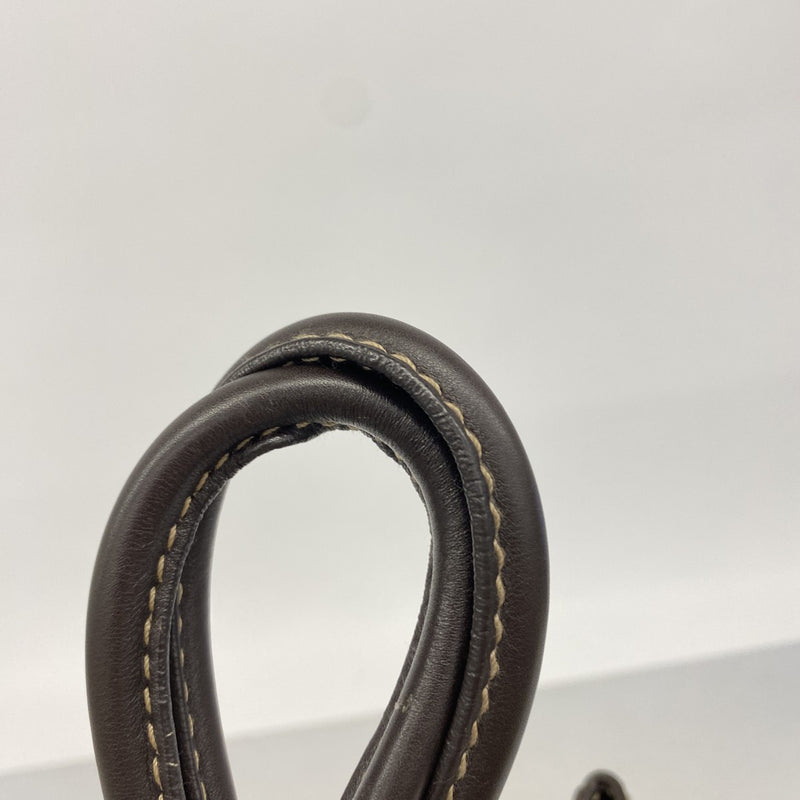 【6gd4177】グッチ トートバッグ GGクリスタル 223963 コーティングキャンバス ベージュ ブラウン シャンパンゴールド金具【中古】レディース