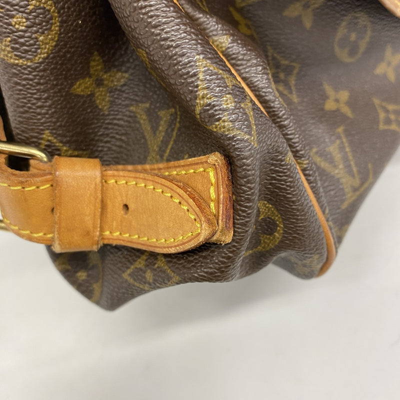 【6gd4179】ルイヴィトン ショルダーバッグ モノグラム ソミュール35 M42254 ブラウン【中古】レディース