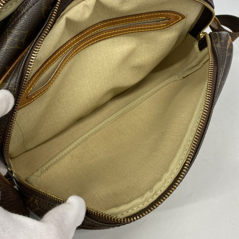 【6gd4180】ルイヴィトン ショルダーバッグ モノグラム リポーターPM M45254 ブラウン【中古】レディース