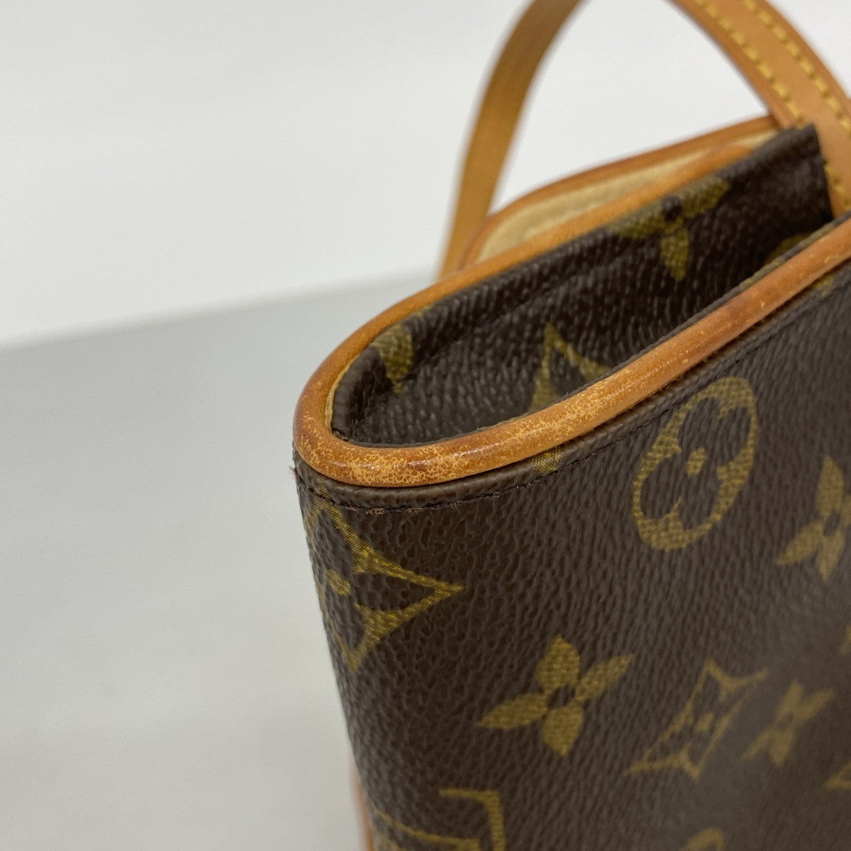 【6gd4182】ルイヴィトン ショルダーバッグ モノグラム ポシェットツインPM M51854 ブラウン【中古】レディース