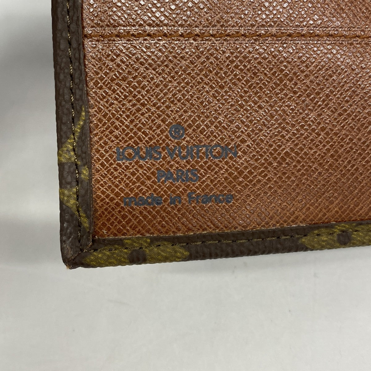 【6gd4184】ルイヴィトン 三つ折り財布 モノグラム ポルトモネビエカルトクレディ M61660 ブラウン【中古】レディース