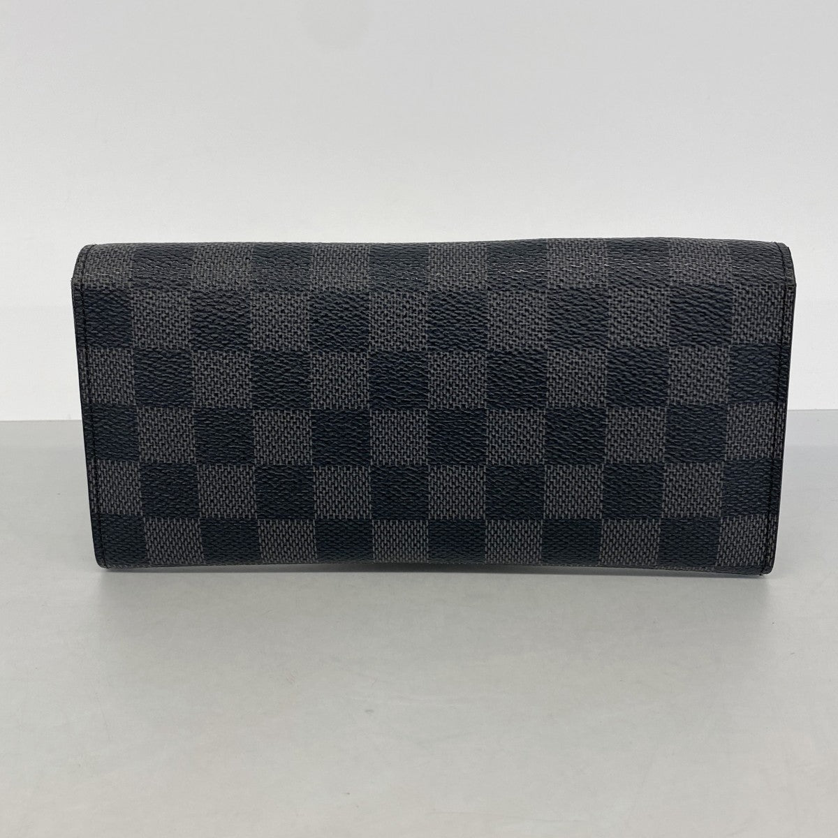 【6gd4185】ルイヴィトン 長財布 ダミエ・グラフィット ポルトフォイユロンモデュラブル N63084 ブラック【中古】メンズ