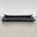 【6gd4185】ルイヴィトン 長財布 ダミエ・グラフィット ポルトフォイユロンモデュラブル N63084 ブラック【中古】メンズ