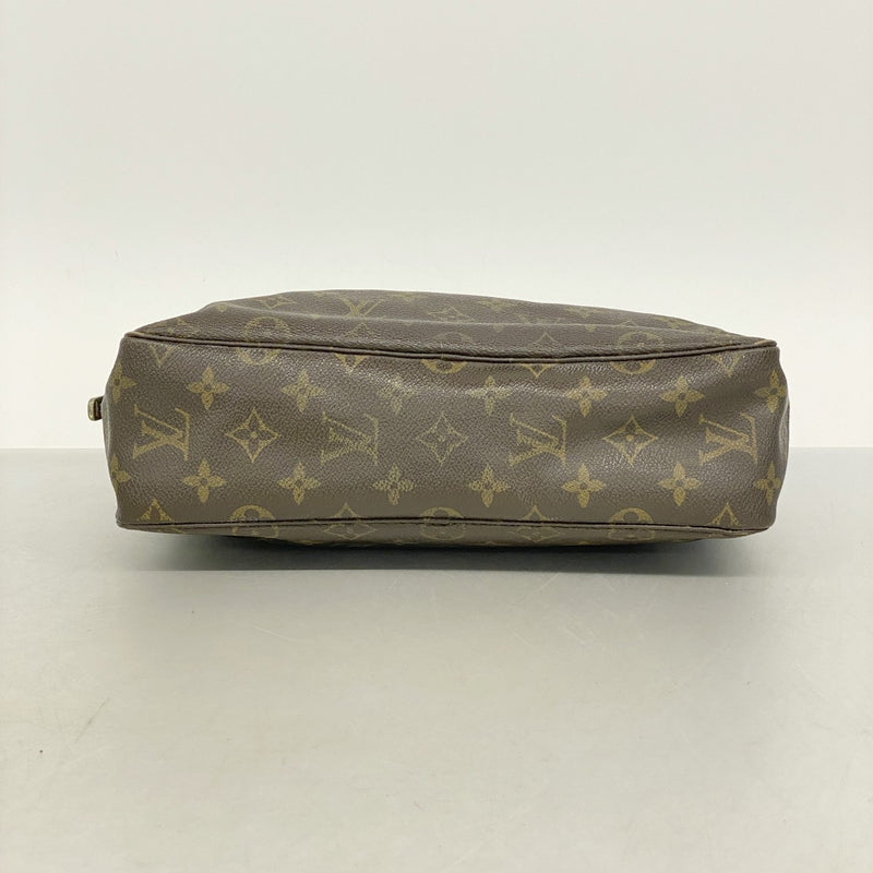 【6gd4193】ルイヴィトン ポーチ モノグラム トゥルーストワレット28 M47522 ブラウン【中古】レディース