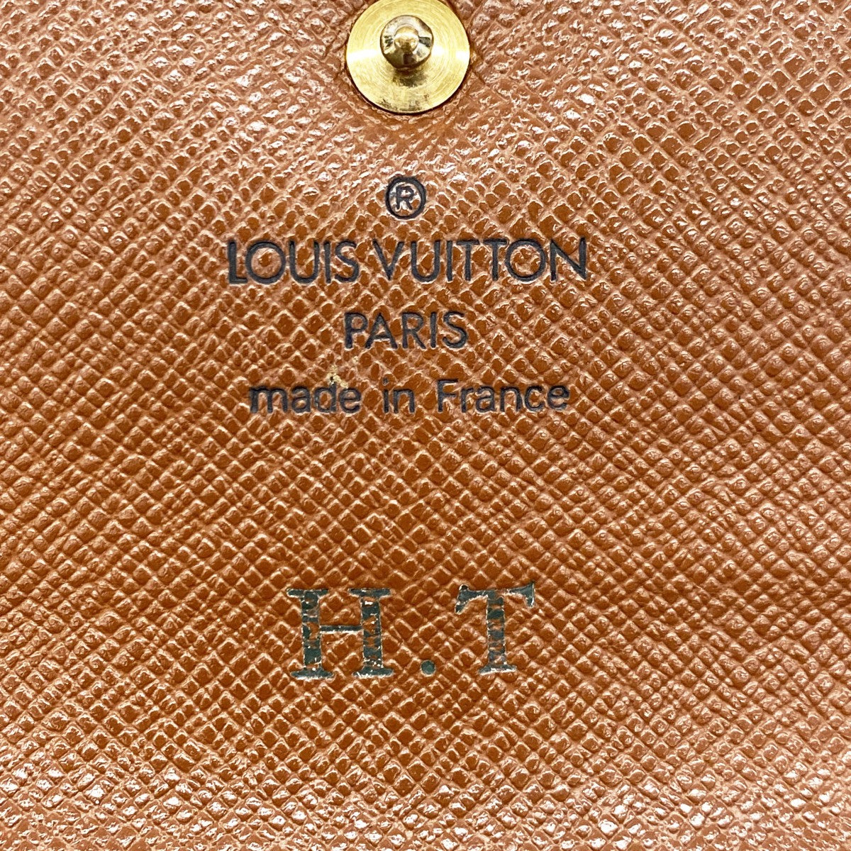 【6gd4228】ルイヴィトン 三つ折り長財布 モノグラム ポルトフォイユインターナショナル M61215 ブラウン【中古】レディース