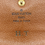 【6gd4228】ルイヴィトン 三つ折り長財布 モノグラム ポルトフォイユインターナショナル M61215 ブラウン【中古】レディース