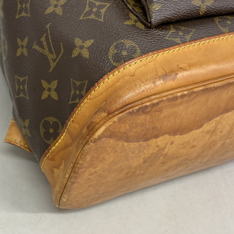 【6gd4230】ルイヴィトン リュック・デイパック モノグラム モンスリGM M51135 ブラウン【中古】レディース