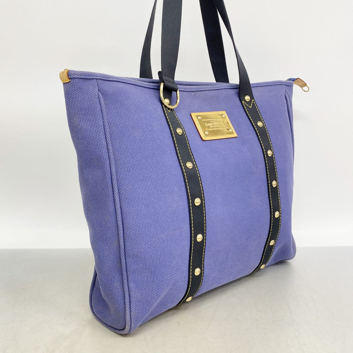 【6gd4231】ルイヴィトン トートバッグ アンティグア カバGM M40084 ブルー【中古】レディース