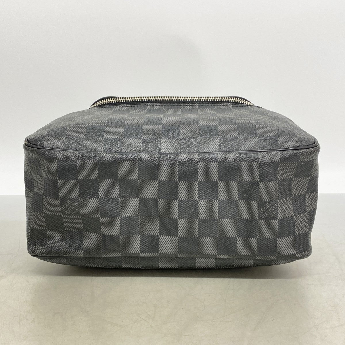 【6gd4233】ルイヴィトン ポーチ ダミエ・グラフィット トワレポーチ N47625 グレー【中古】メンズ
