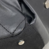 【6gd4234】シャネル ショルダーバッグ パリビアリッツ キャンバス ブラック シルバー金具【中古】レディース