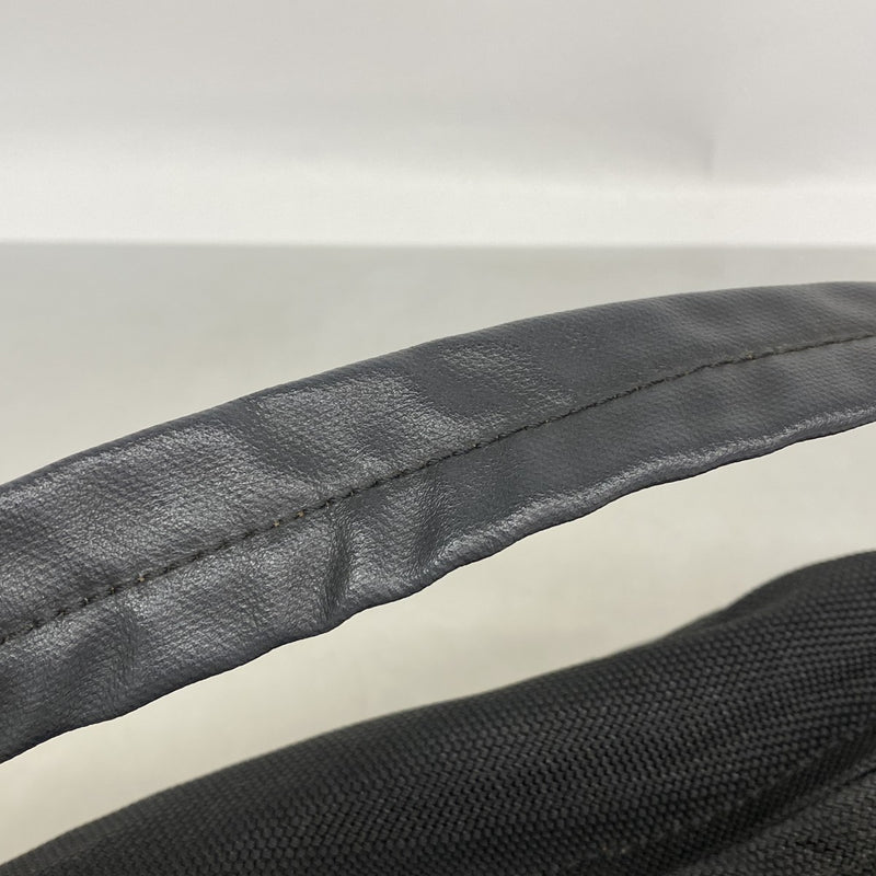 【6gd4234】シャネル ショルダーバッグ パリビアリッツ キャンバス ブラック シルバー金具【中古】レディース
