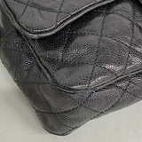 【6gd4235】シャネル ショルダーバッグ マトラッセ Wチェーン キャビアスキン ブラック ゴールド金具【中古】レディース