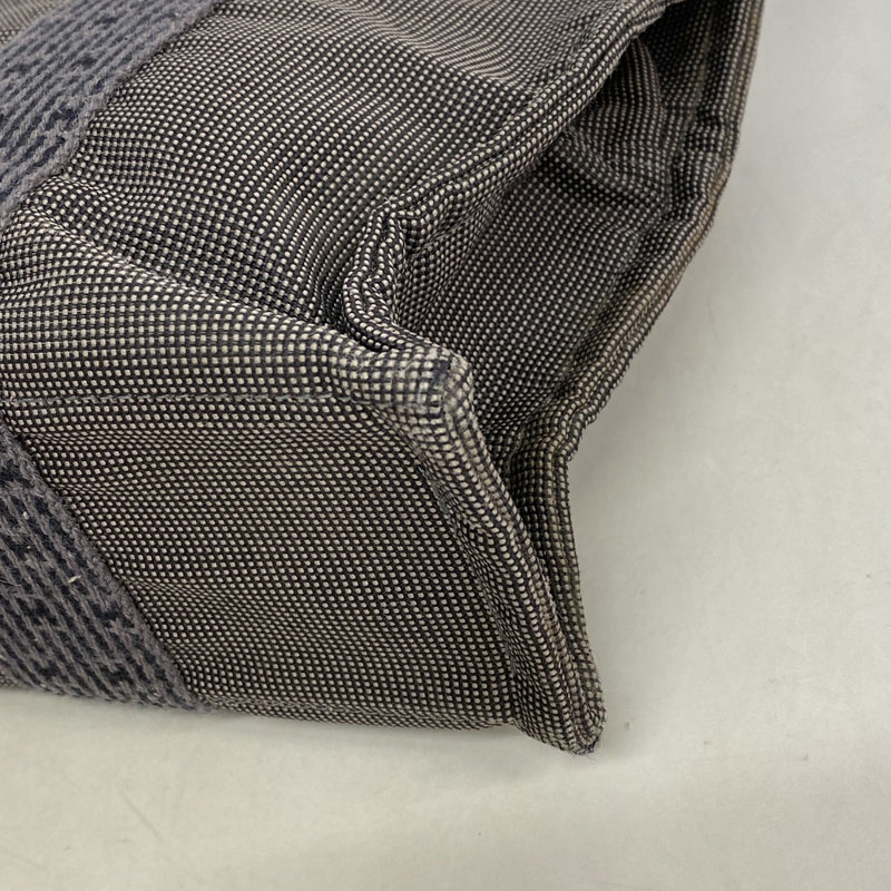 【6gd4236】エルメス ハンドバッグ エールラインPM キャンバス グレー シルバー金具【中古】レディース
