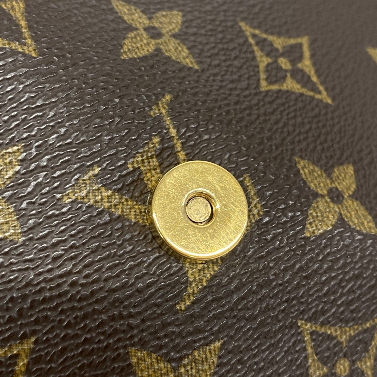 【6gd4239-h】ルイヴィトン ショルダーバッグ モノグラム ポシェットツインGM M51852 ブラウン【中古】レディース