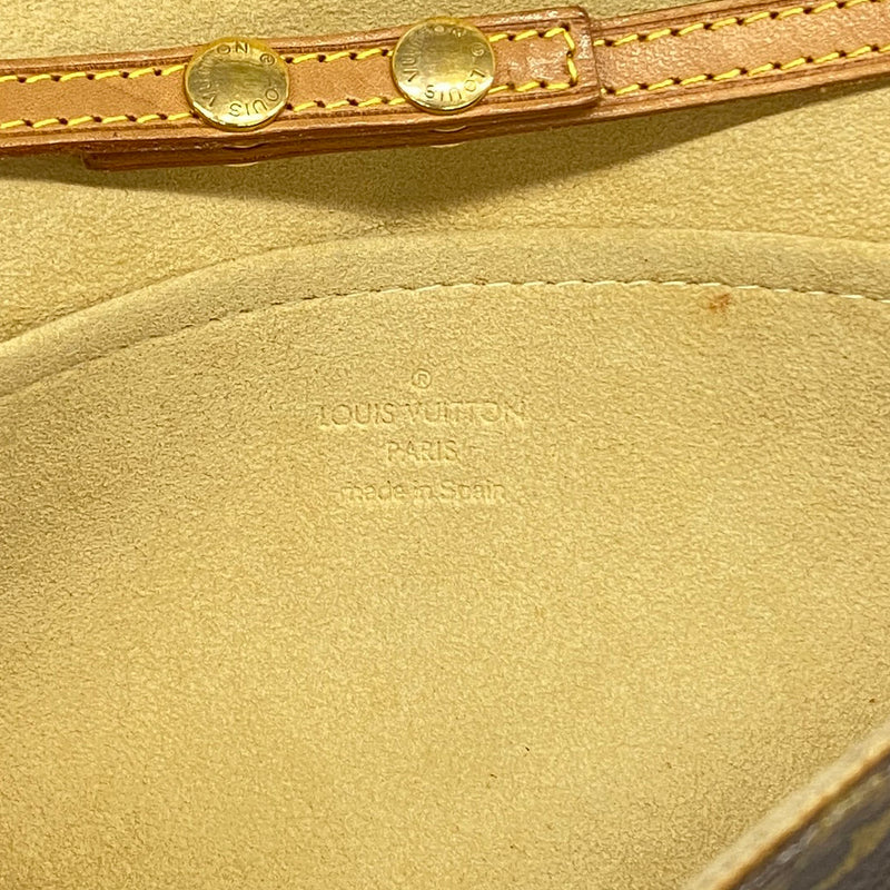 【6gd4239-h】ルイヴィトン ショルダーバッグ モノグラム ポシェットツインGM M51852 ブラウン【中古】レディース