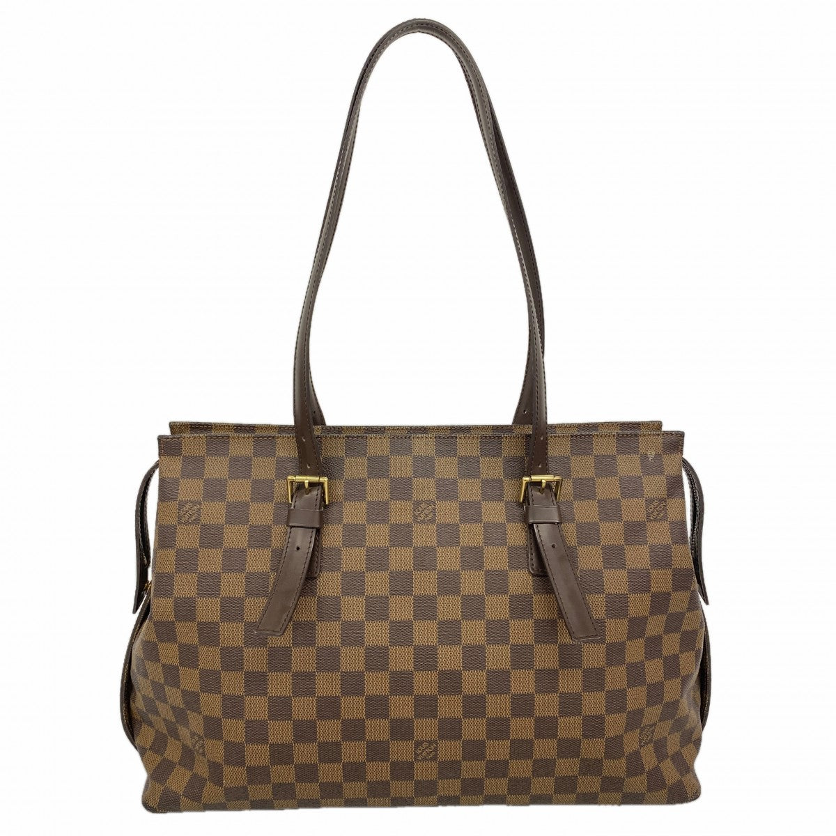【6gd4241-h】ルイヴィトン ショルダーバッグ ダミエ チェルシー N51119 エベヌ【中古】レディース