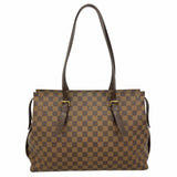 【6gd4241-h】ルイヴィトン ショルダーバッグ ダミエ チェルシー N51119 エベヌ【中古】レディース