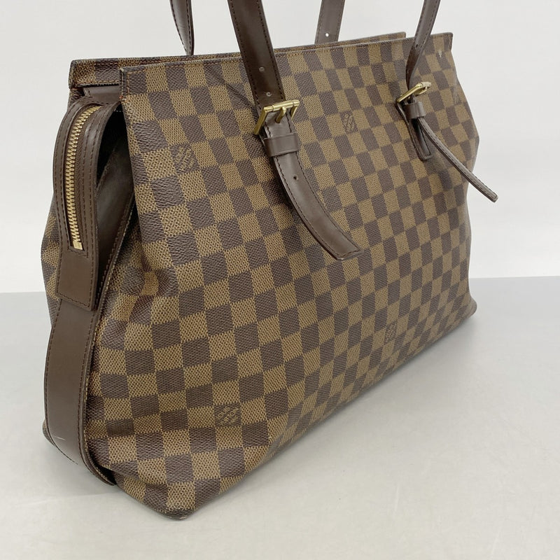 【6gd4241-h】ルイヴィトン ショルダーバッグ ダミエ チェルシー N51119 エベヌ【中古】レディース