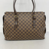 【6gd4241-h】ルイヴィトン ショルダーバッグ ダミエ チェルシー N51119 エベヌ【中古】レディース