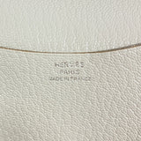 【6gd4244】エルメス 手帳カバー アジェンダミニ シェブルミゾル ベトン シルバー金具 A刻印【中古】レディース
