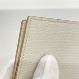 【6gd4244】エルメス 手帳カバー アジェンダミニ シェブルミゾル ベトン シルバー金具 A刻印【中古】レディース